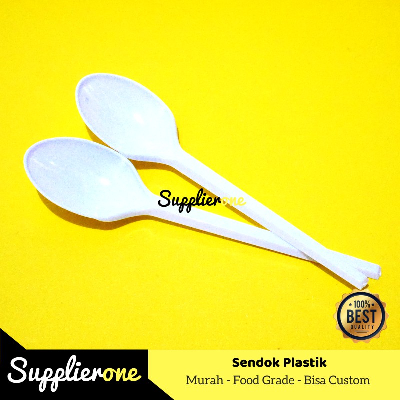 Sendok Makan Putih isi 25 Pcs / Sendok Plastik / Sendok Termurah