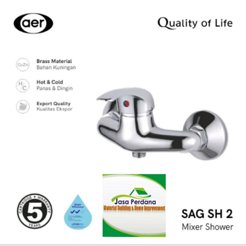 AER Kran Mixer Shower Bathtup SAG SH 2