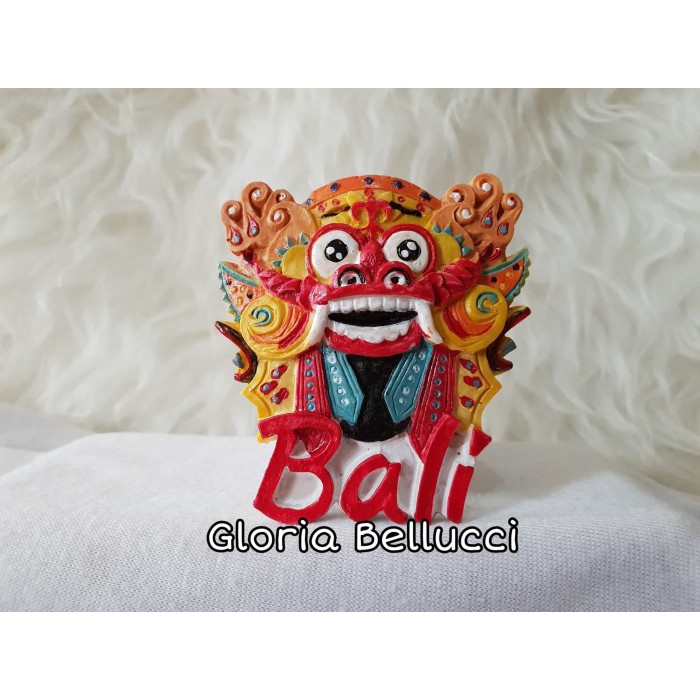 KULKAS-MAGNET- SOUVENIR TEMPELAN MAGNET KULKAS BALI DENPASAR INDONESIA BARONG -MAGNET-KULKAS.