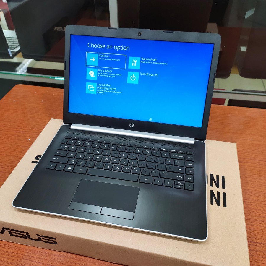 LAPTOP HP 14 NEW INTEL CELERON N4000 RAM 4GB HDD 1TB 14&quot; WIN10 RESMI