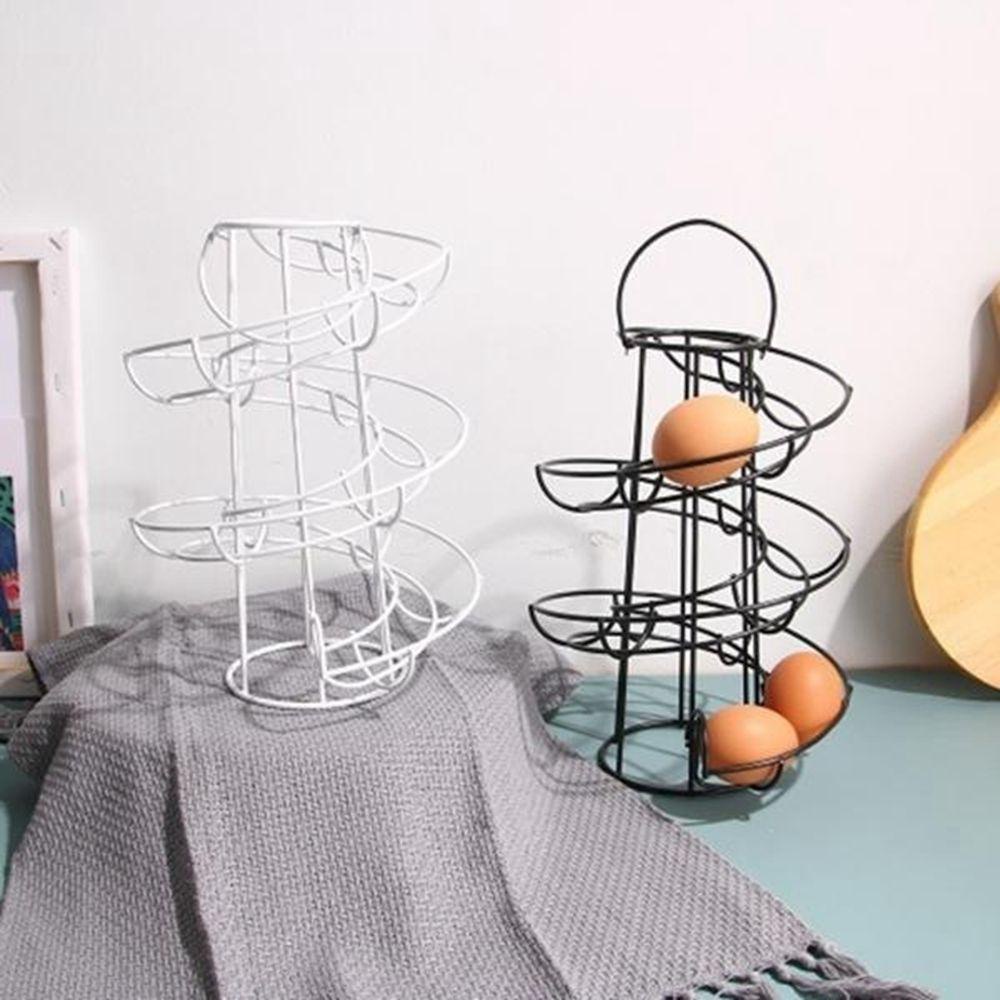 [Elegan] Tempat Telur Restoran Deluxe Spiraling Basket Egg Skelter Stand