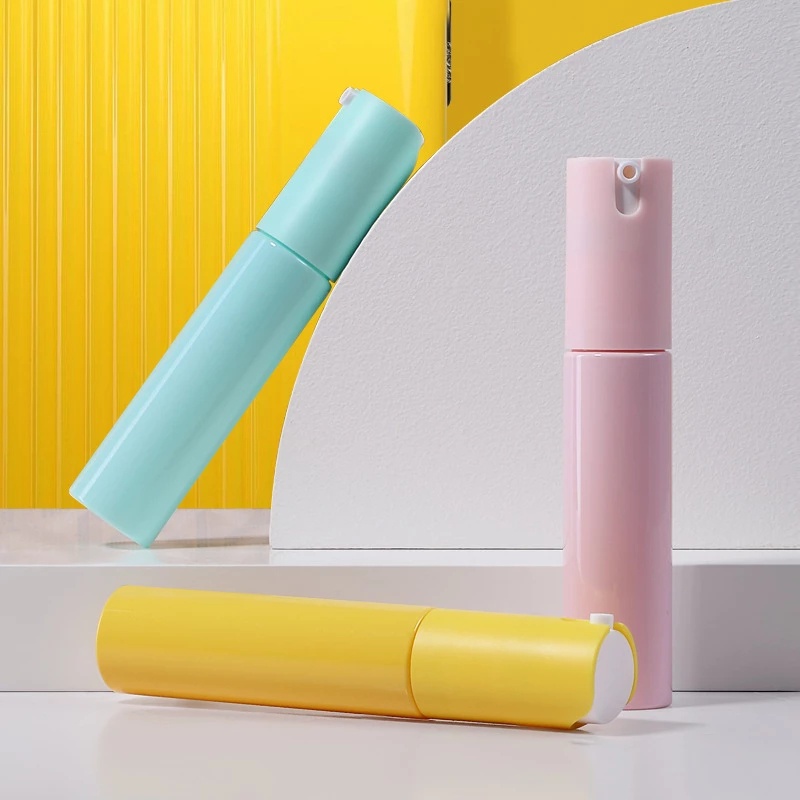 30ml Isi Ulang Portabel Travel Push-type Wadah Aksesoris Sub-Botol Oral Parfum Lotion Pump Head Macaron Penyimpanan Cairan Untuk Alkohol Disinfektan Spray Bottle Dispense