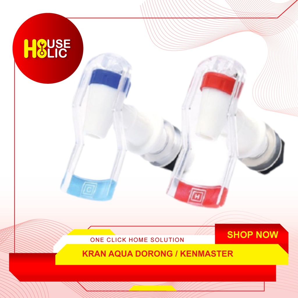 Kran Aqua Dorong / Kran Dispenser / Kran Galon Air Minum Kenmaster