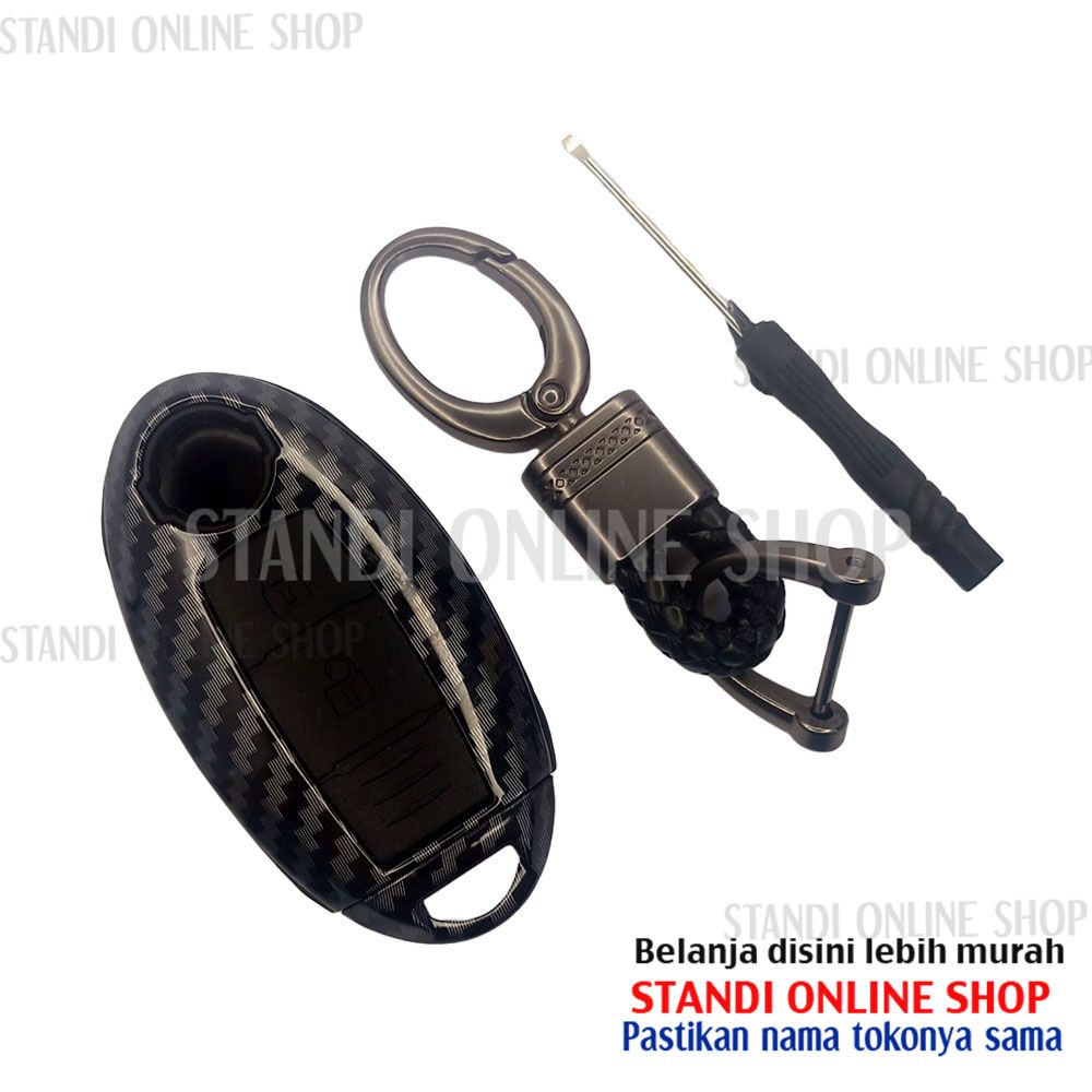 Cover Smartkey Sarung Kunci Nissan Juke Evalia Terra Navara Carbon