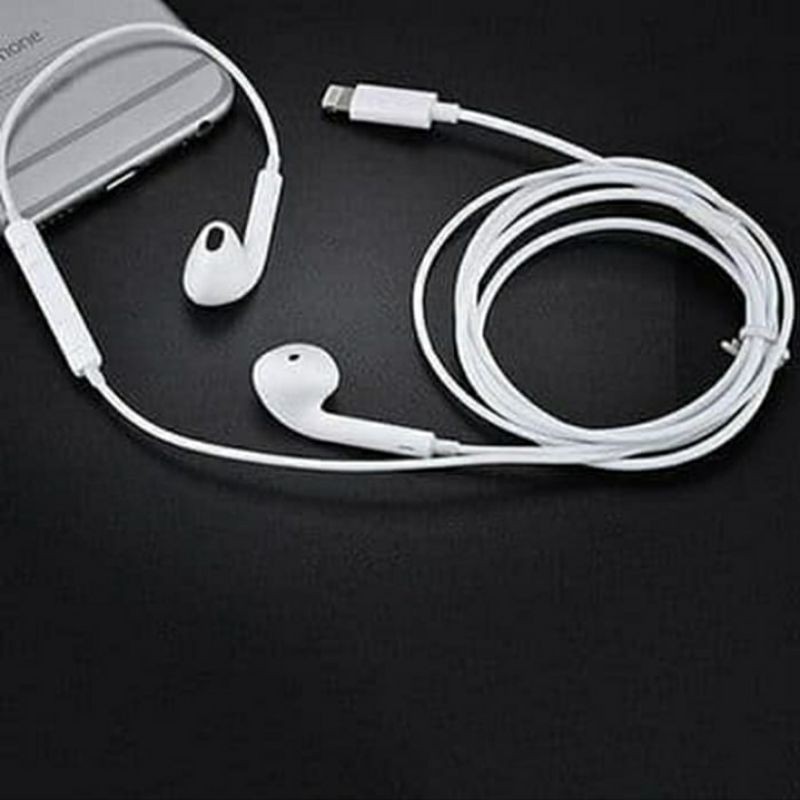 earphone handsfree headset ip 7 7+ 8 8+ X Lightning high quality