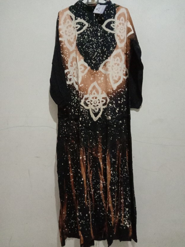 Gamis Twill Jumbo Ori Bahan Tebal Premium Ld 130cm Daster Tuwil Abstrak Twil Pelangi Batik Murah