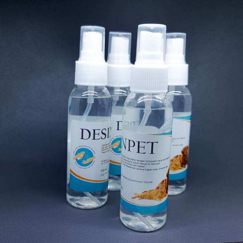 DESINPET Desinfektan Hewan dan Manusia Spray Langsung ke Tubuh Aman