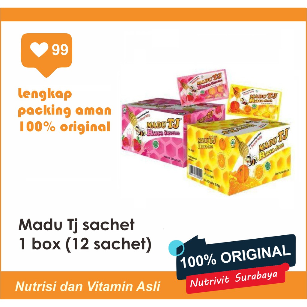 MADU TJ ISI 12 SACHET (1 BOX)