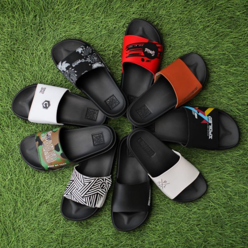 sandal distro kasual sandal slop spoiled (bisa cod)