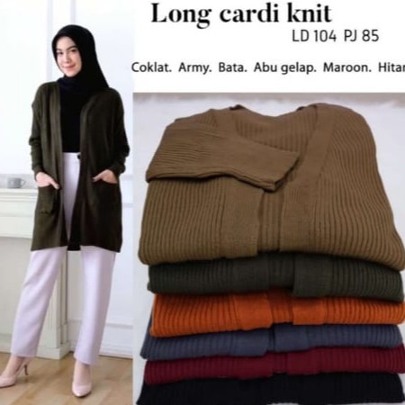 Long Cardigan Knit