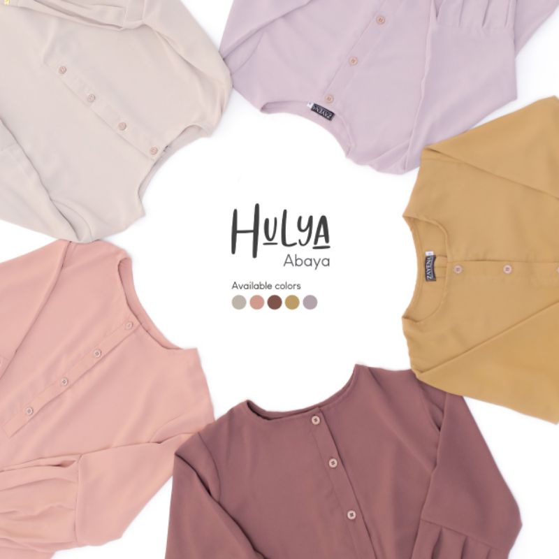 Hulya Abaya | Abaya Polos Ready Stock