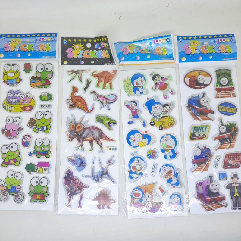 Stiker Mainan Stiker Hologram 3D