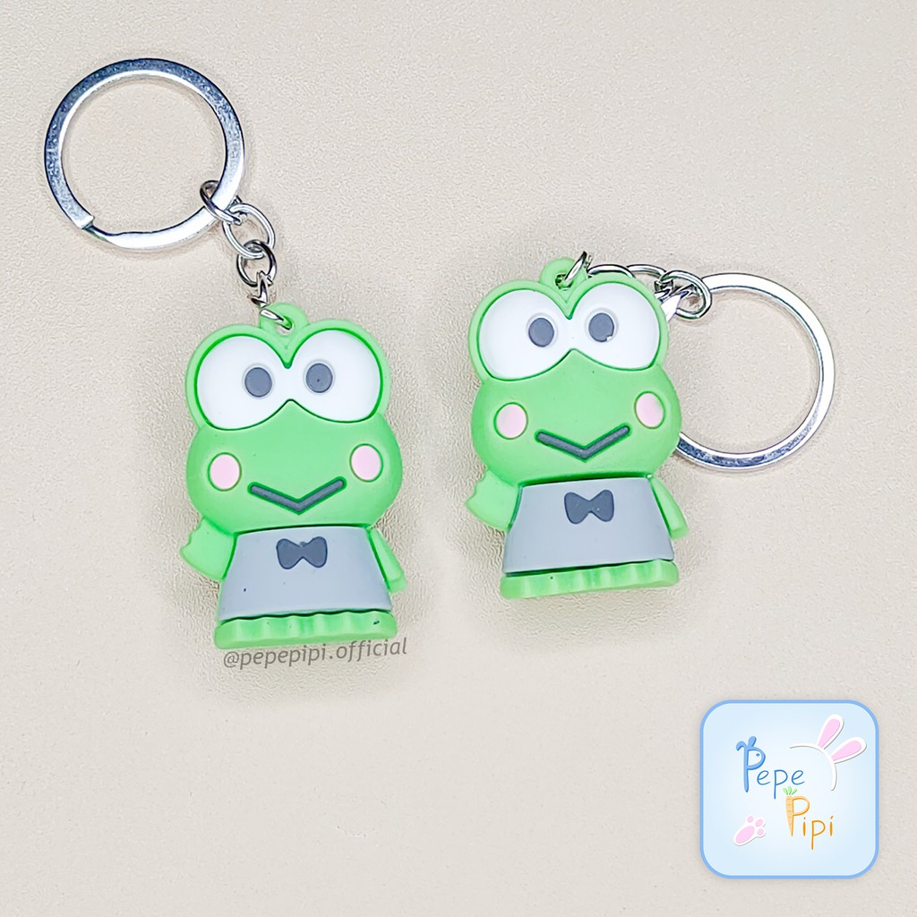 Gantungan Kunci Hello Kitty Ganci Key Chain Keroppi Melody Badtz Maru Cinnamoroll Kuromi Purin