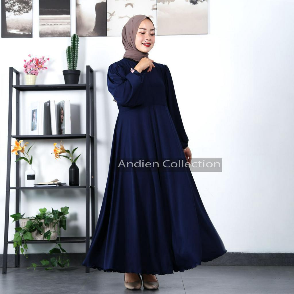 Gamis Umbrella Busui Friendly- Gamis Jersey- Dress Wanita- gamis busui- gamis jumbo