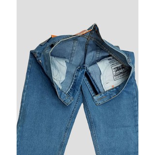  Celana  Jeans Pria  Levis  505 Reguler Blue wash Shopee  