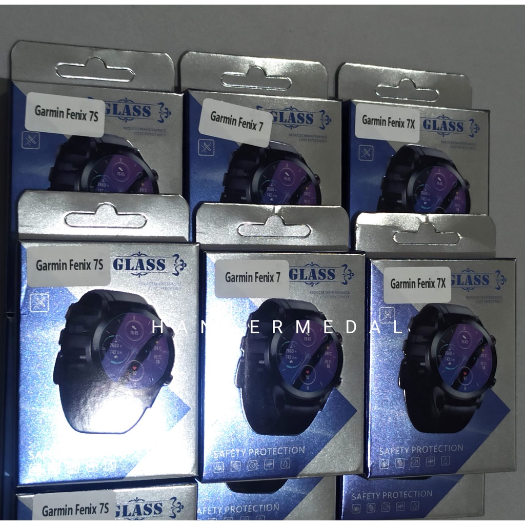 Tempered Glass GARMIN FENIX 7S 7 7X pelindung Layar SCREEN GUARD KACA