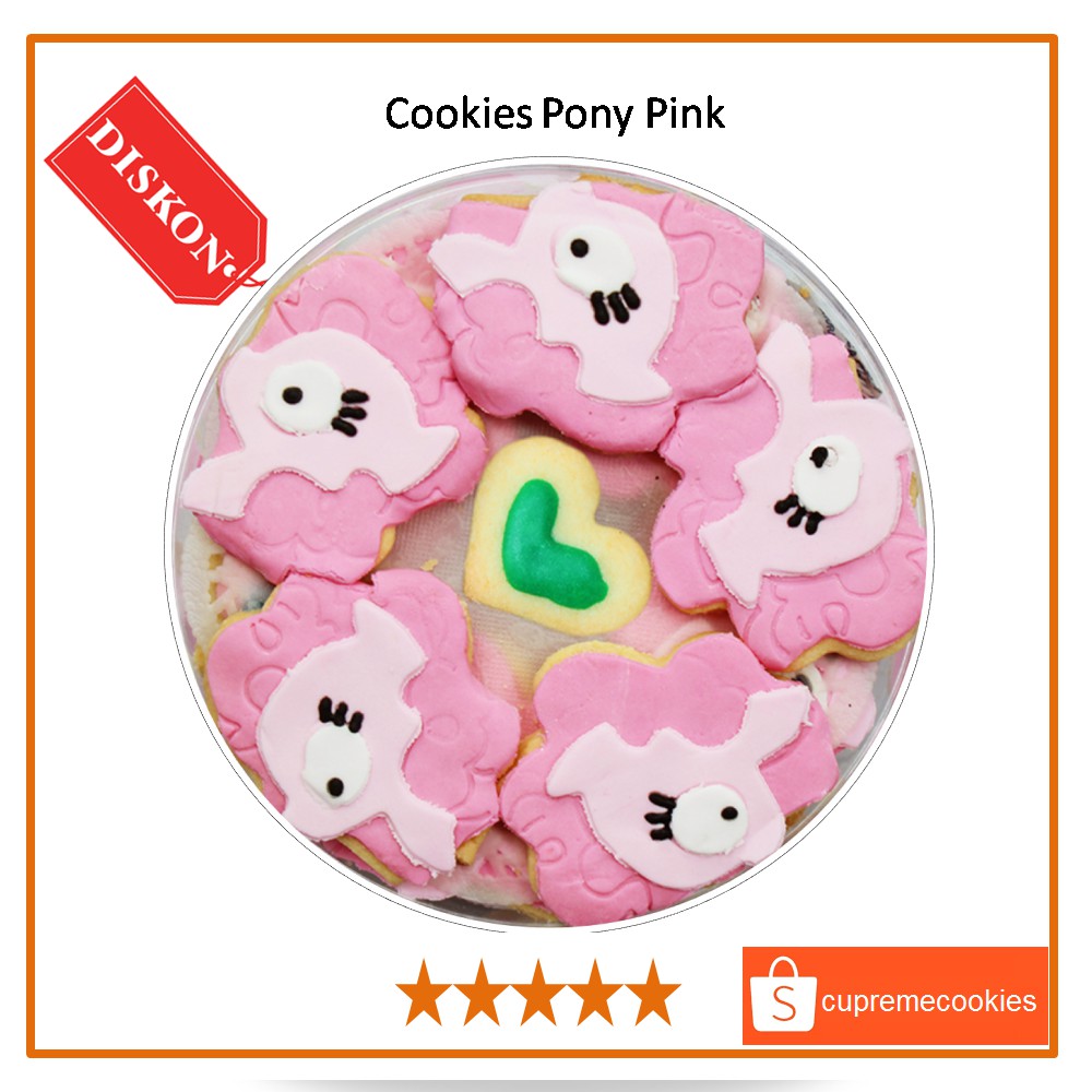 

Kue Kering Karakter Cookies Little Pony Pink | Cupreme Cookies