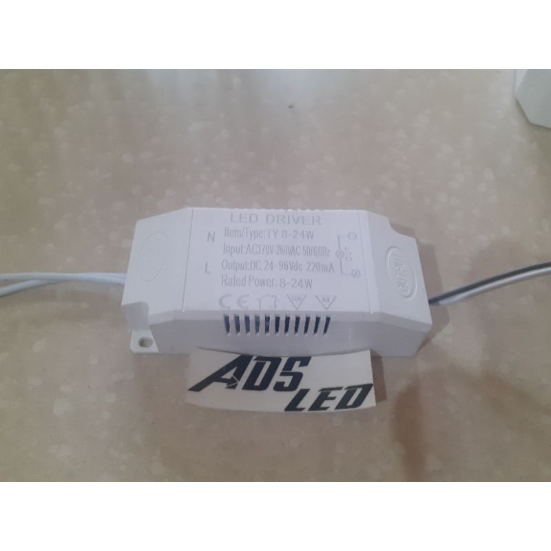 Led Driver 8-24watt x1watt Casing Plastik