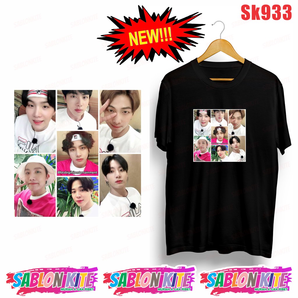 MURAH!!! KAOS KPOP MEMBER SK933 UNISEX COMBED 30S