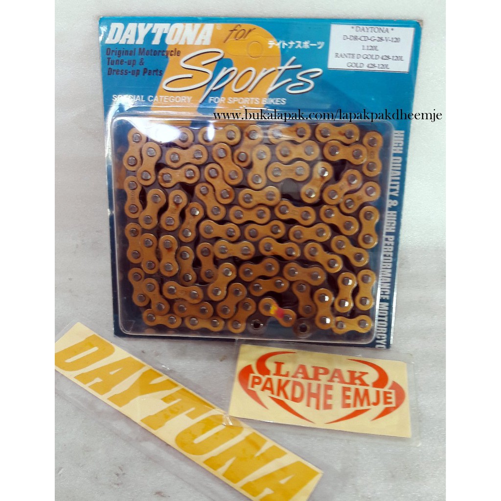 Rantai rante DAYTONA  428 / 120 L Japan