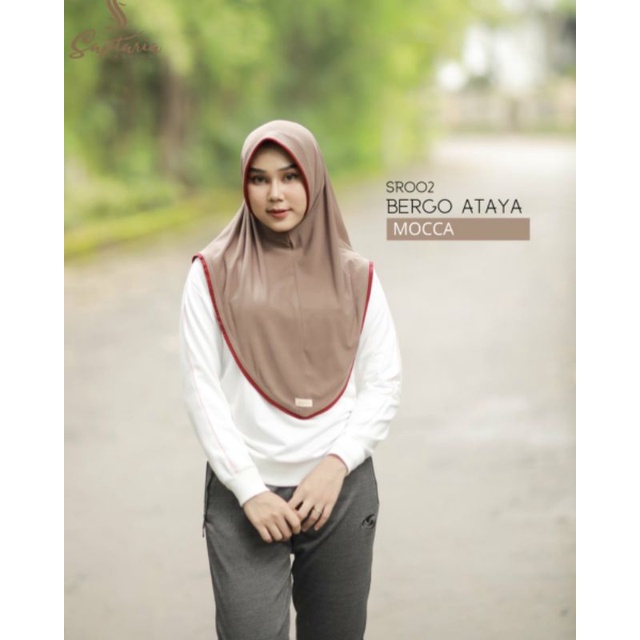 Kerudung Cantik Modern Kerudung Instan Bergo Modern Hijab Ataya Saptaria Jersey Twist Premium Polos 