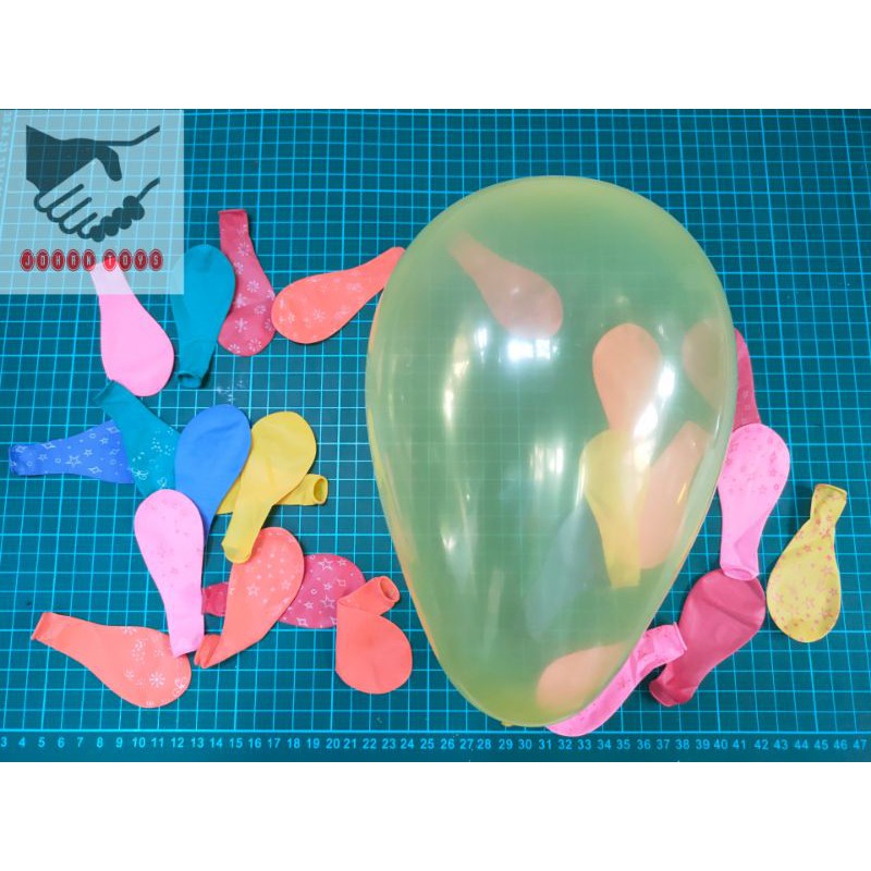 BALON tongle kecil isi 200 pcs 6 inch balon Grosir