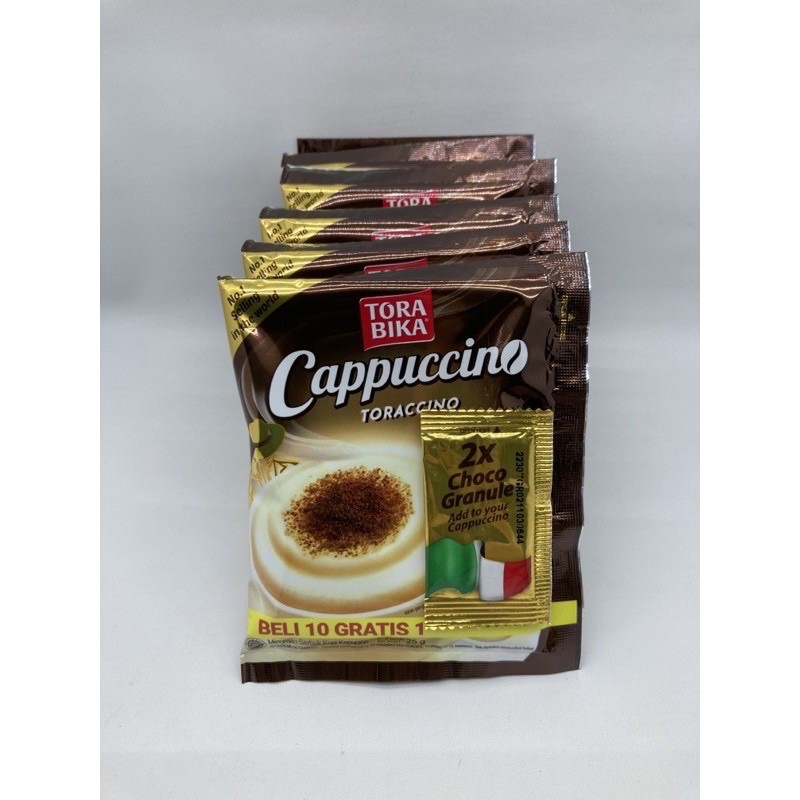 

Torabika CAPPUCINO Renteng 10x25g KOPI barcode 8996001414002