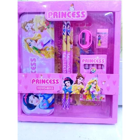 

TERBARU Kotak pensil set crayon / Alat tulis sekolah / stationary set / ATK karakter / pony /Spiderman / princess / minion 3391 ﷼
