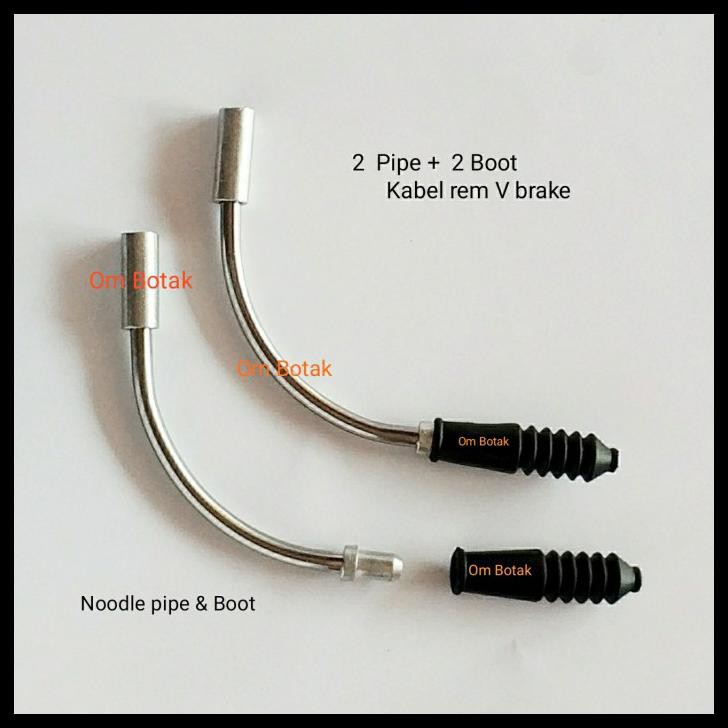 JUAL Pipa (2) + Boot (2) Kabel rem V brake sepeda MTB