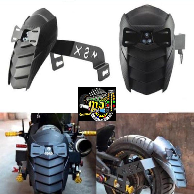 Mud Guard/Mudguar New Shark Power Universal R15,Cbr150r,Vixion,Xabre,Ninja,R25 &amp; Motor Lain Nya