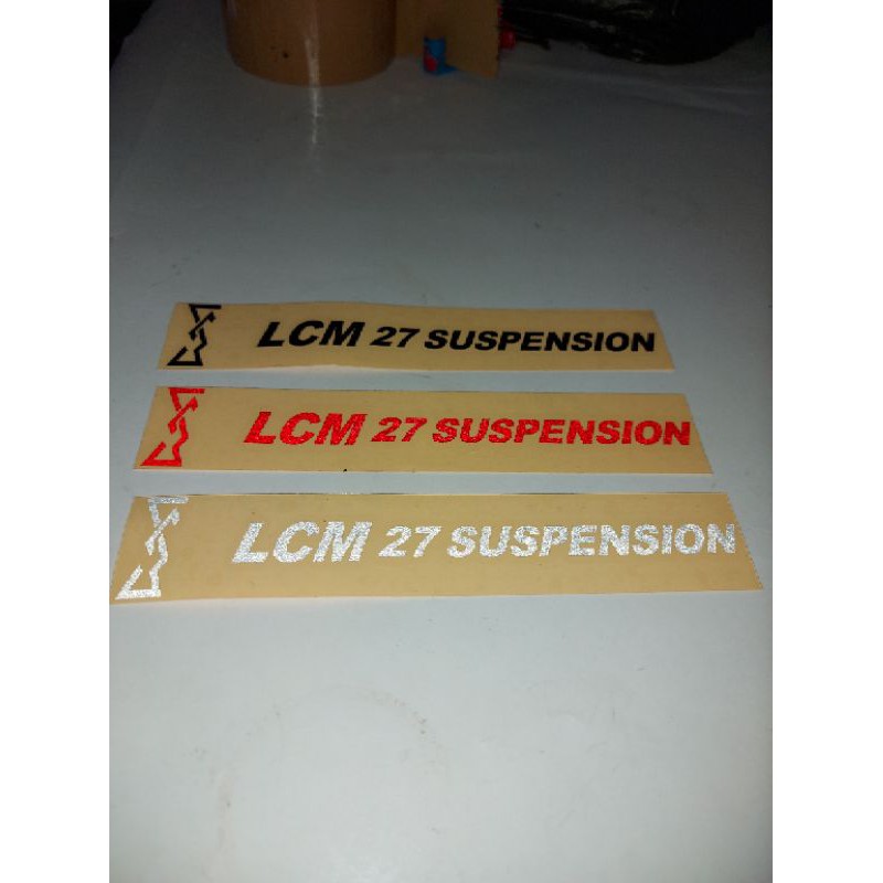 STICKER LCM 27 SUSPENSION CUTTING