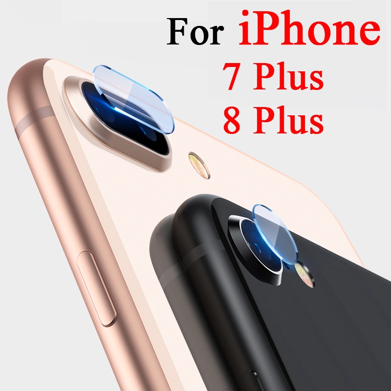 2PCS For iPhone 7 8 Plus X XS Back Camera Lens Temper Glass