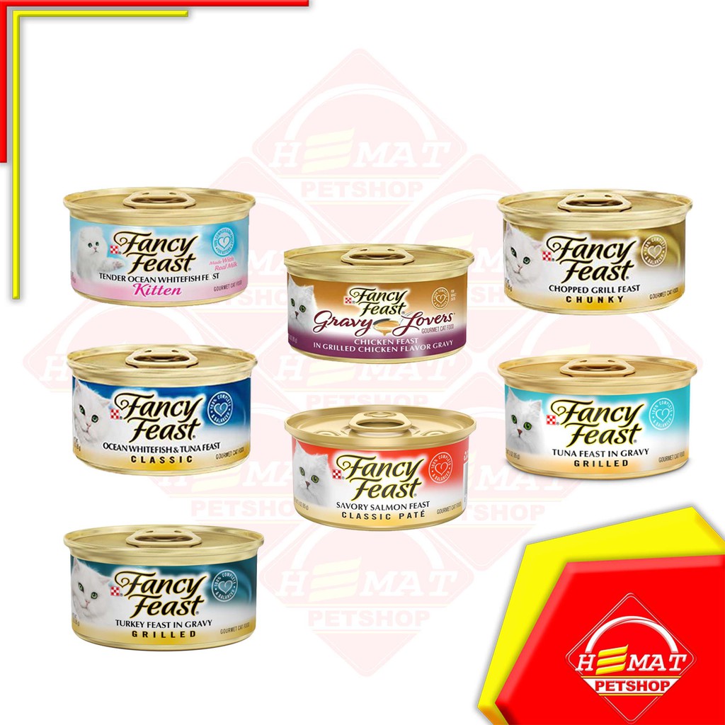 Makanan Kucing Fancy Feast All Varian / FF Cat Food / Wet Food