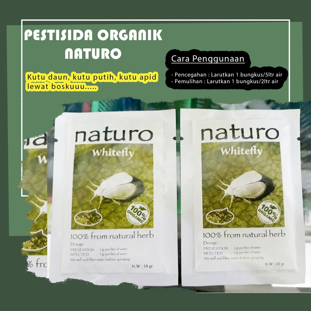 NATURO PEMBASMI HAMA KUTU KEBUL PESTISIDA ORGANIK