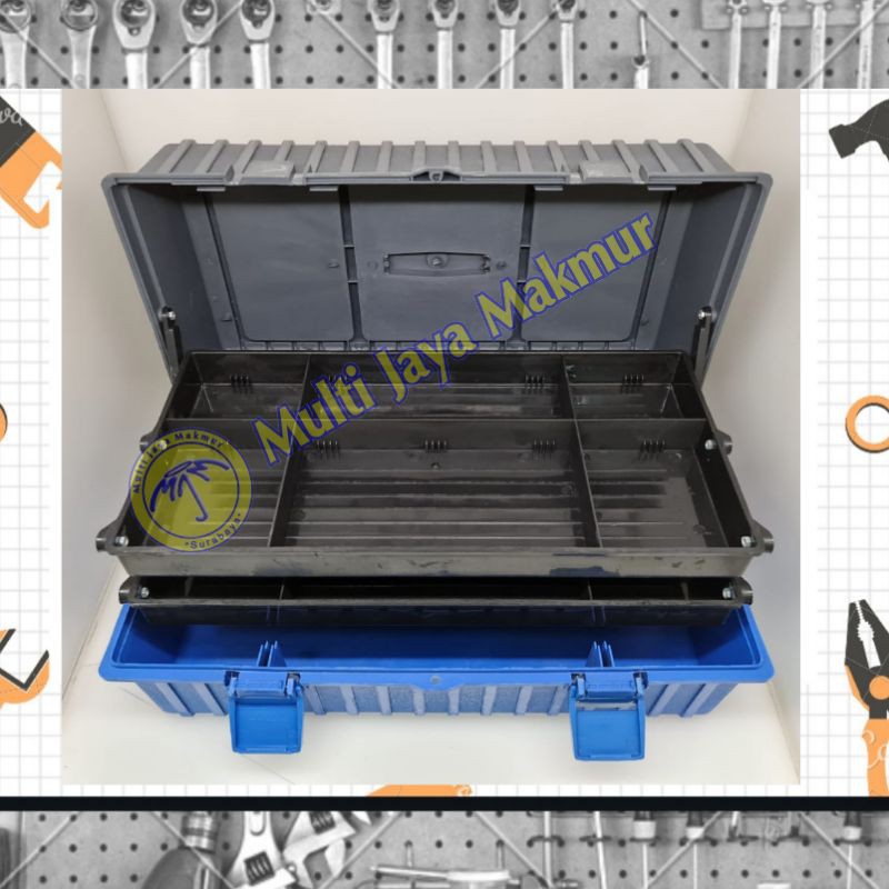 Toolbox Besar Tool Kit Tempat Kunci Perkakas