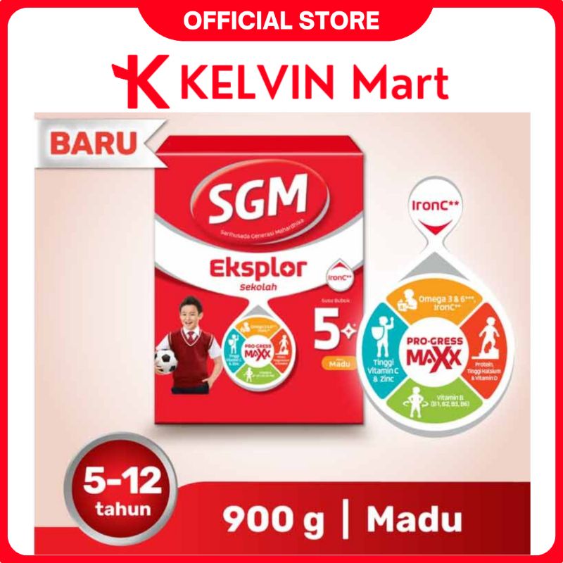 

SGM Eksplor Belajar Pro-GressMaxx 5+ Rasa Madu Susu Bubuk Untuk Anak Usia 5-12 Tahun | KELVIN Mart