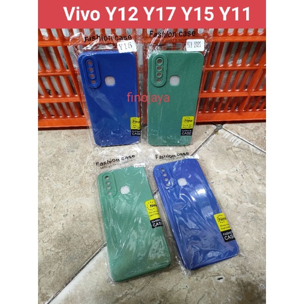 Softcase Vivo Y12 Y17 Y15 Y11 Y12i silikon Casing Selicon Case Macaron Pelindung Pro Camera
