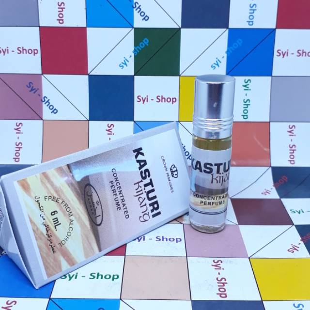 GROSIR Parfum KASTURI KIJANG By Ahsan Roll On Non Alkohol 6ml