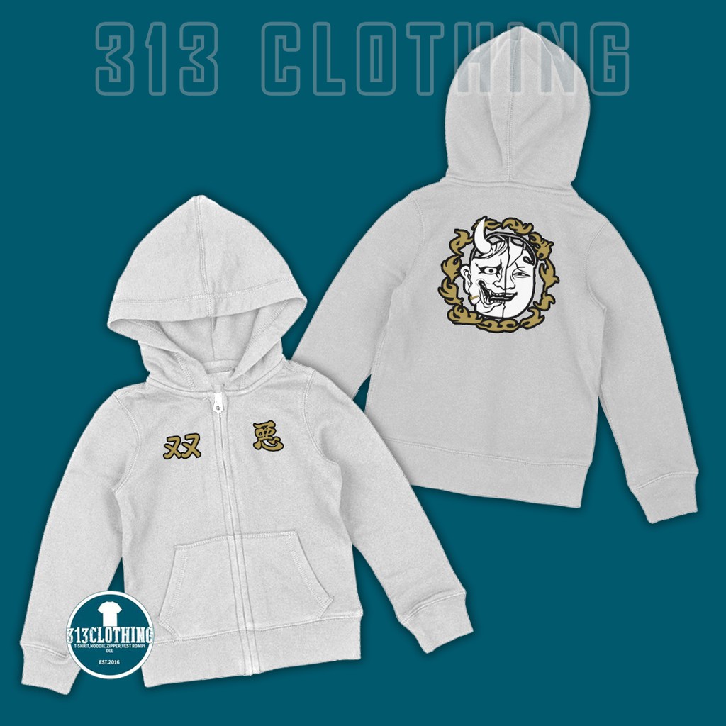 Jaket Anak Tokyo Revengers Hoodie Zipper Anak Tokyo Revengers Mikey Smiley Angry Team Walhalla Tokyo