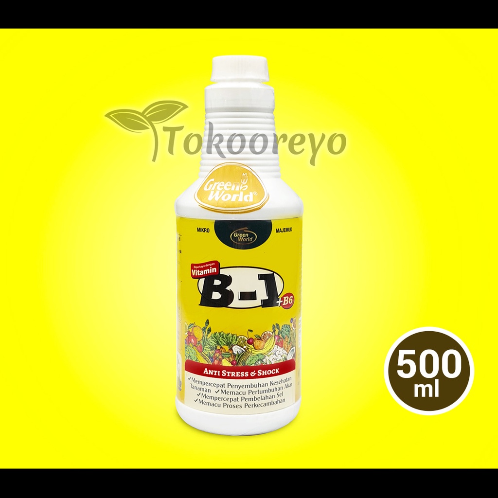 VITAMIN B1 + B6 GREEN WORLD 500 ML ANTI STRESS TANAMAN