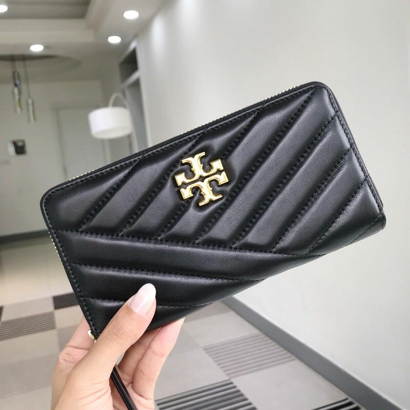 TORY BURCH Kira Chevron Zip Continental Wallet ORIGINAL FO AUTHENTIC ORI