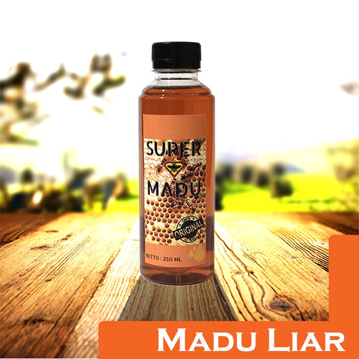 

Madu Hutan Liar 250 ml / 330 gram - SUPER MADU - Madu 100% ASLI