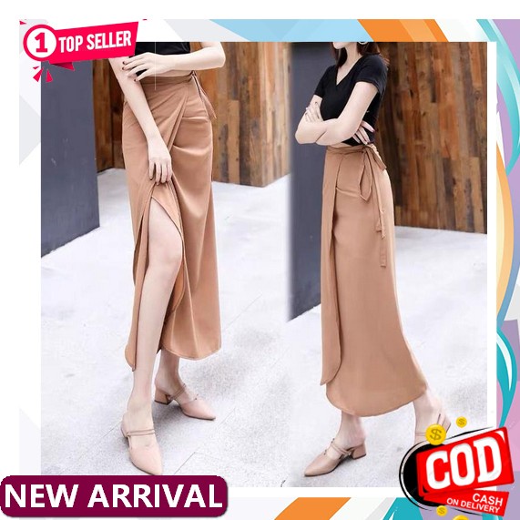 Rok Panjang Wanita Kekinian Nathas Skirt Remaja Fashion Korea Murah Korean Style Terbaru Rok Strap S