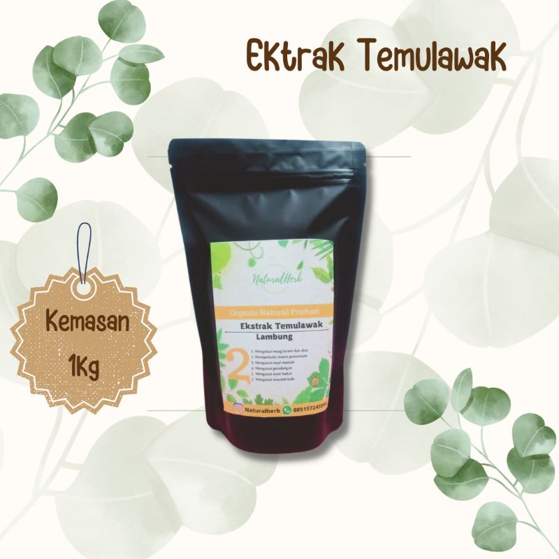 

Ekstrak Temulawak (kemasan 1kg)