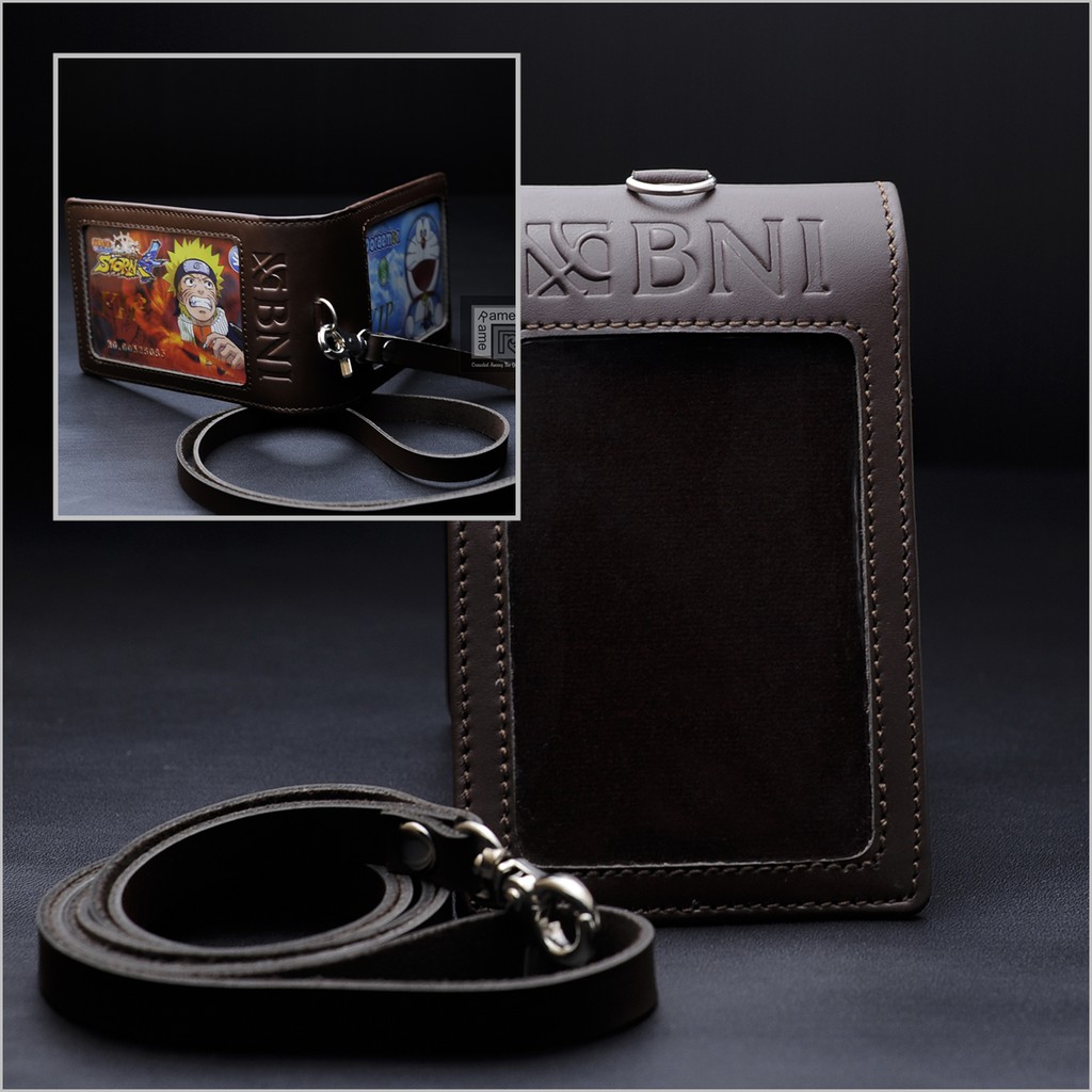 

Id Card Holder Name Tag Holder Kulit Bank BNI