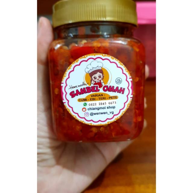 

Sambel Omah 200gr Baby Cumi Teri Ebi Pete