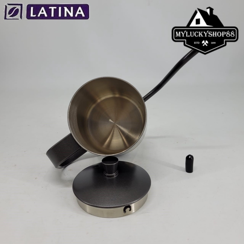 Latina Bango Kettle Coffee Pro V60 90 Derajat - Teko Kopi Leher Angsa