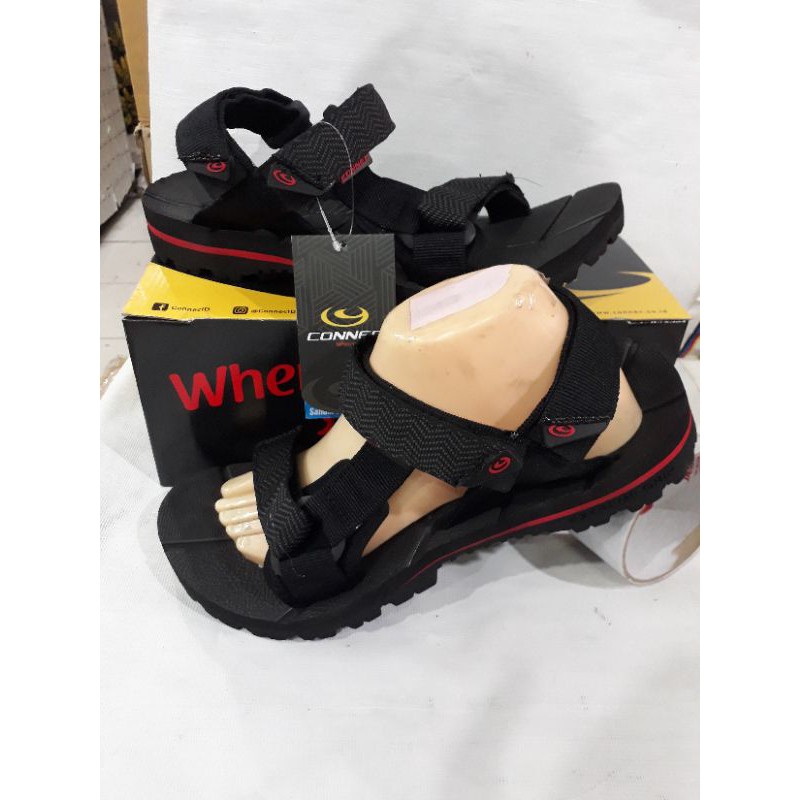 sandal gunung hitam Connec tambora original gunung pria