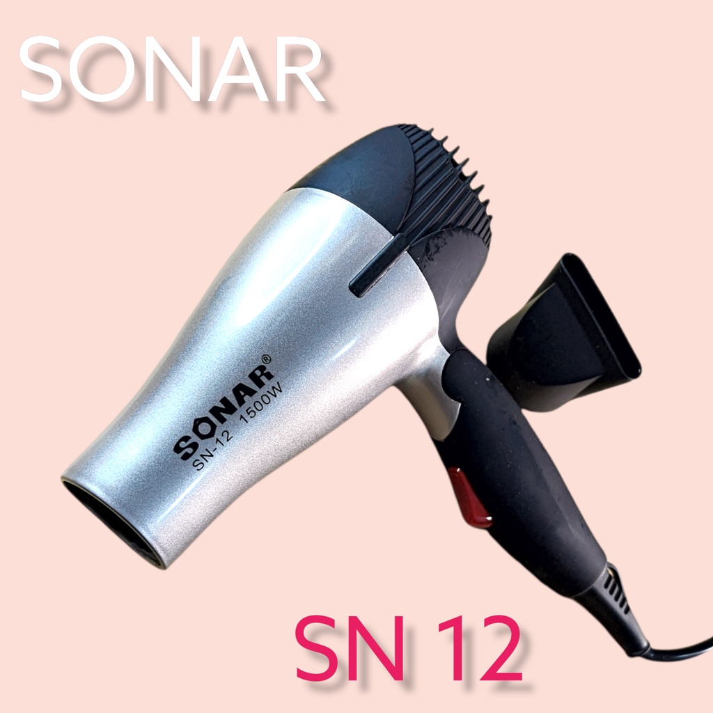 Hair Dryer SONAR SN 12 / Alat Pengering Rambut Portable Lipat Peralatan Salon