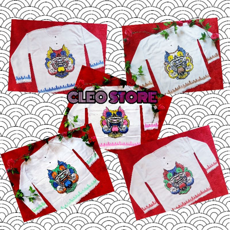 BAJU BARONG LENGAN PANJANG-BAJU BARONG BALI-BAJU BARONG LUKIS